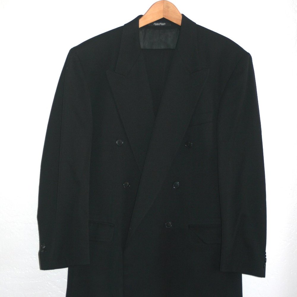 Enrico corsini suit double breasted wool